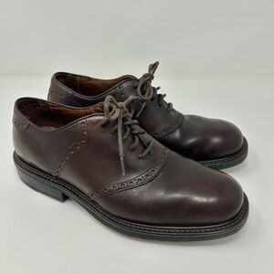 Florsheim Dark Brown Genuine Leather Oxfords